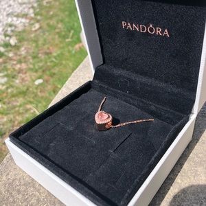 Rose Gold Pandora Necklace